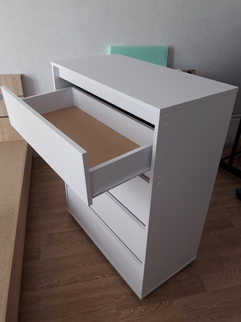 Комод Компаніт на 4 шухляди 80х42х103 см Німфея альба (5780127) - фото 4 Комод Компаніт на 4 шухляди 80х42х103 см Німфея альба (5780127) - фото 4