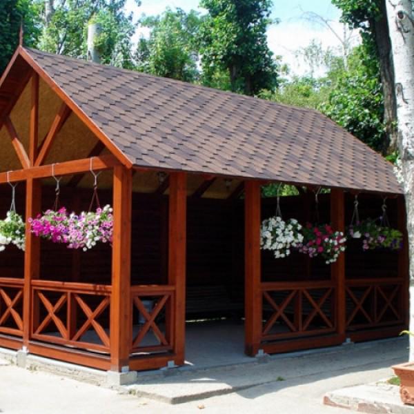 Битумная черепица Aquaizol Мозаика 3,0 м2 Коричневый Микс (29634817) - фото 3