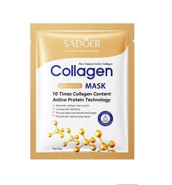 Маска для обличчя тканинна Sadoer з колагеном 25 г (2215860818) Маска для обличчя тканинна Sadoer з колагеном 25 г (2215860818)
