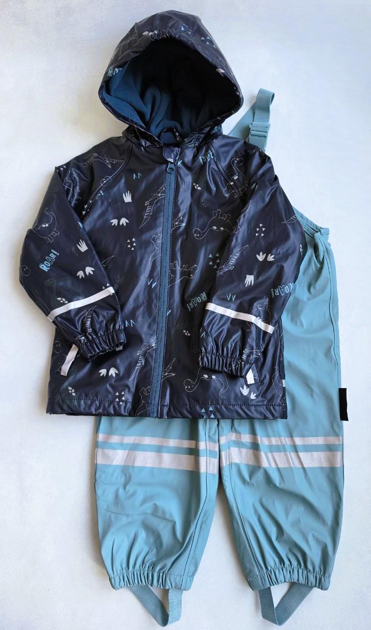 Дождевик-комбинезон детский Lupilu грязеотталкивающий на флисе 110-116 см (006523/512784)