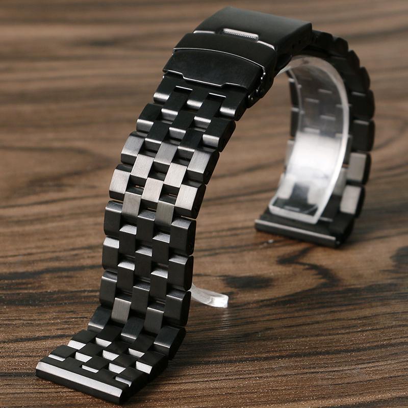 Ремешок стальной BeWatch 22мм Quadro Черный (1024401) - фото 8 Ремешок стальной BeWatch 22мм Quadro Черный (1024401) - фото 8