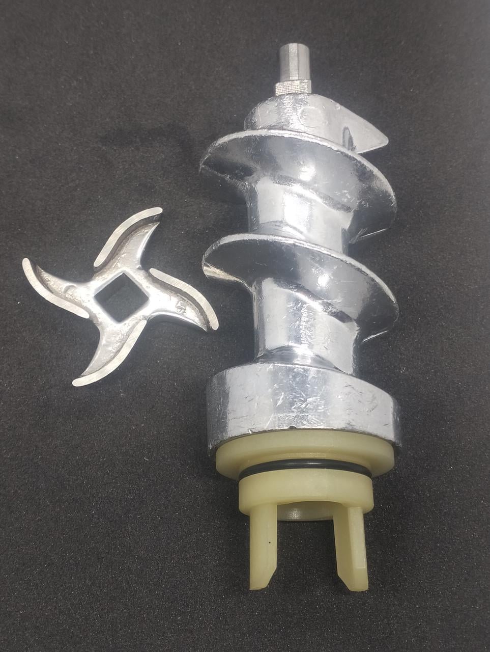 Шнек и нож для мясорубки Bosch MFW1501/MFW1550/MUM4400/MUM4409/MUM4427 (3087023436)
