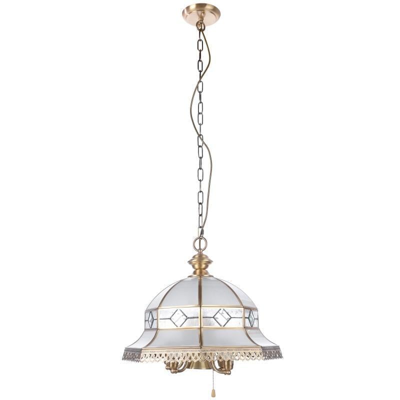 Люстра подвесная кантри Brille BL-713S/4xE14/1xE27