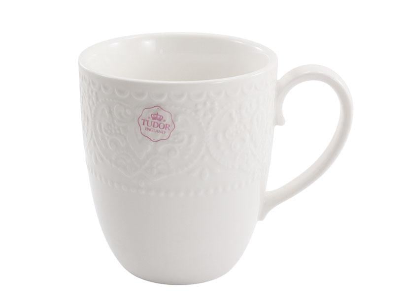Кухоль порцеляновий TUDOR Корона 500 мл Білий (TU3911)