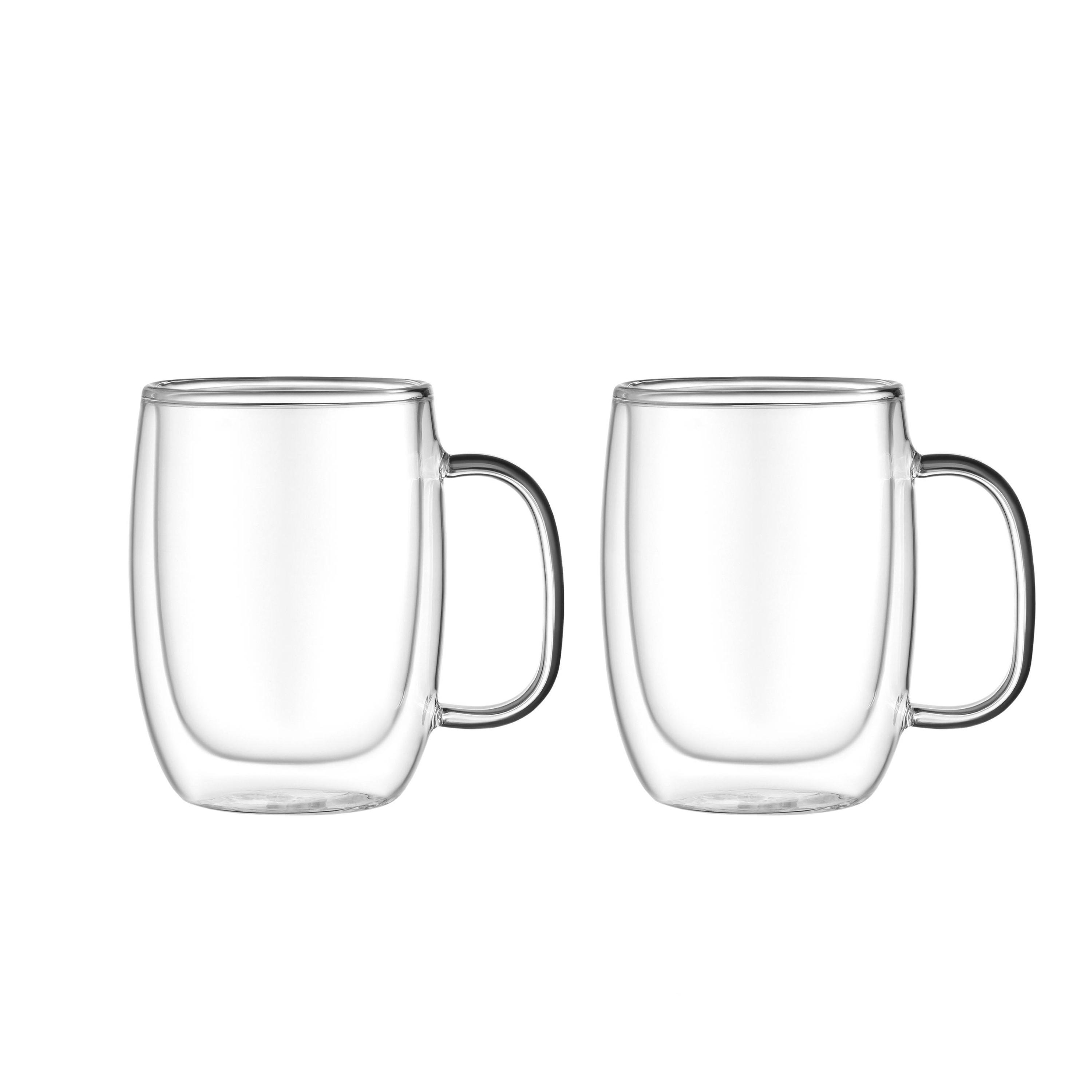 Набор чашек Ardesto AR2635BWH с двойными стенками 350 мл 2 шт. Прозрачный (b2a48345)