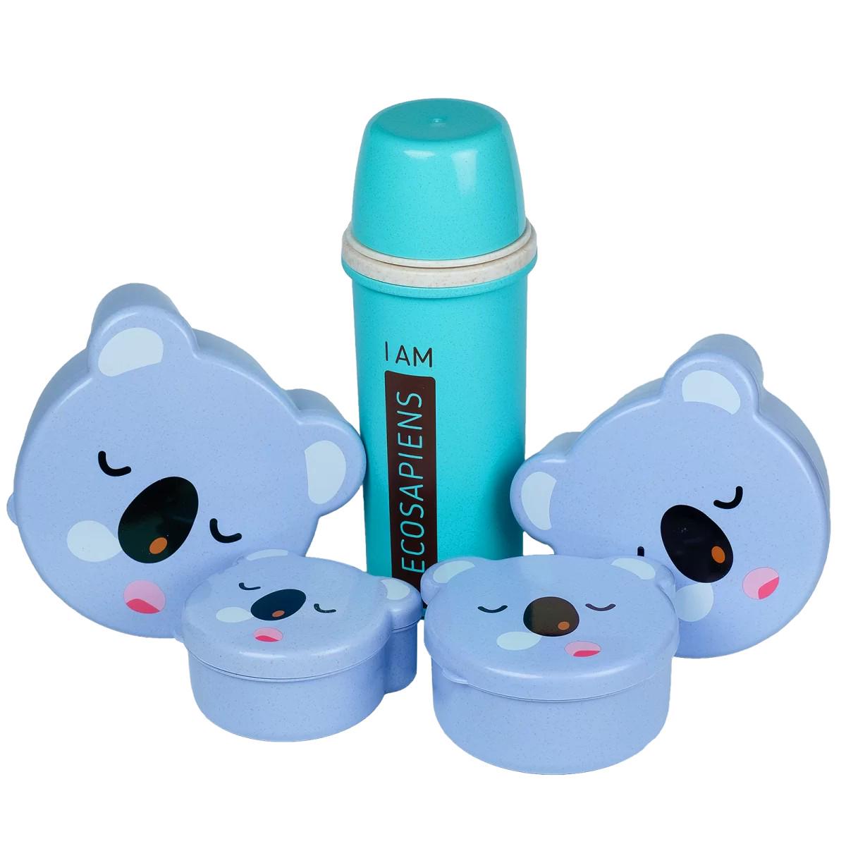 Ланч набор Jooki Bear Ecosapiens Бирюзовый (26801071) Ланч набор Jooki Bear Ecosapiens Бирюзовый (26801071)