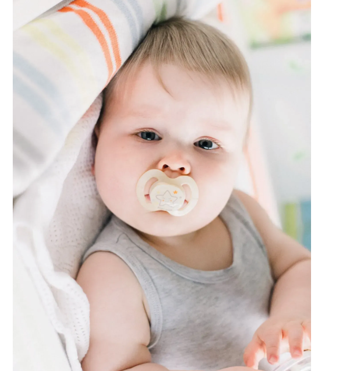 Пустышка силиконовая Baby Nova ортодонтическая ночная 0-6 мес. 1 шт. Розовый (143926) - фото 3 Пустышка силиконовая Baby Nova ортодонтическая ночная 0-6 мес. 1 шт. Розовый (143926) - фото 3