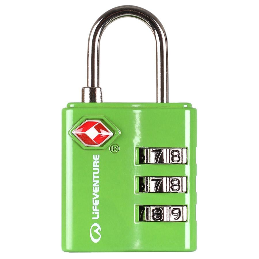 Замок Lifeventure TSA Combi Lock Green (52300)