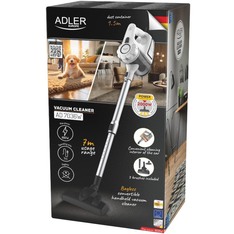 Пылесос контейнерный Adler AD 7036W 800W 1,5л White (AD7036W) - фото 9