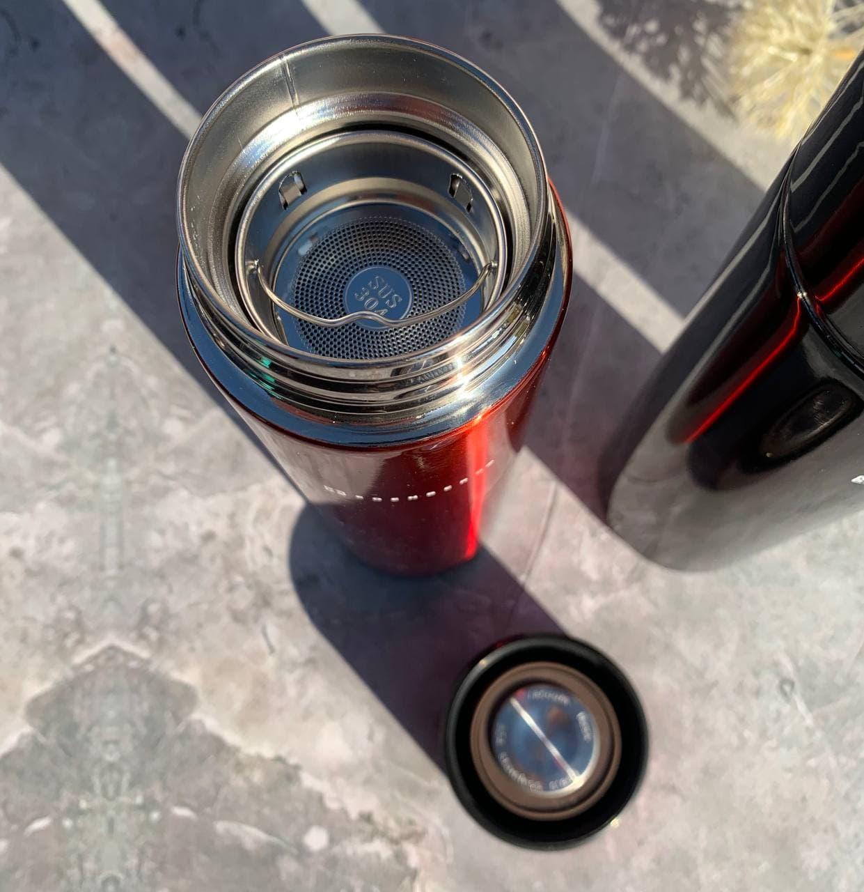 Термокружка з датчиком температури Edenberg EB-644 500 мл Червоний - фото 3