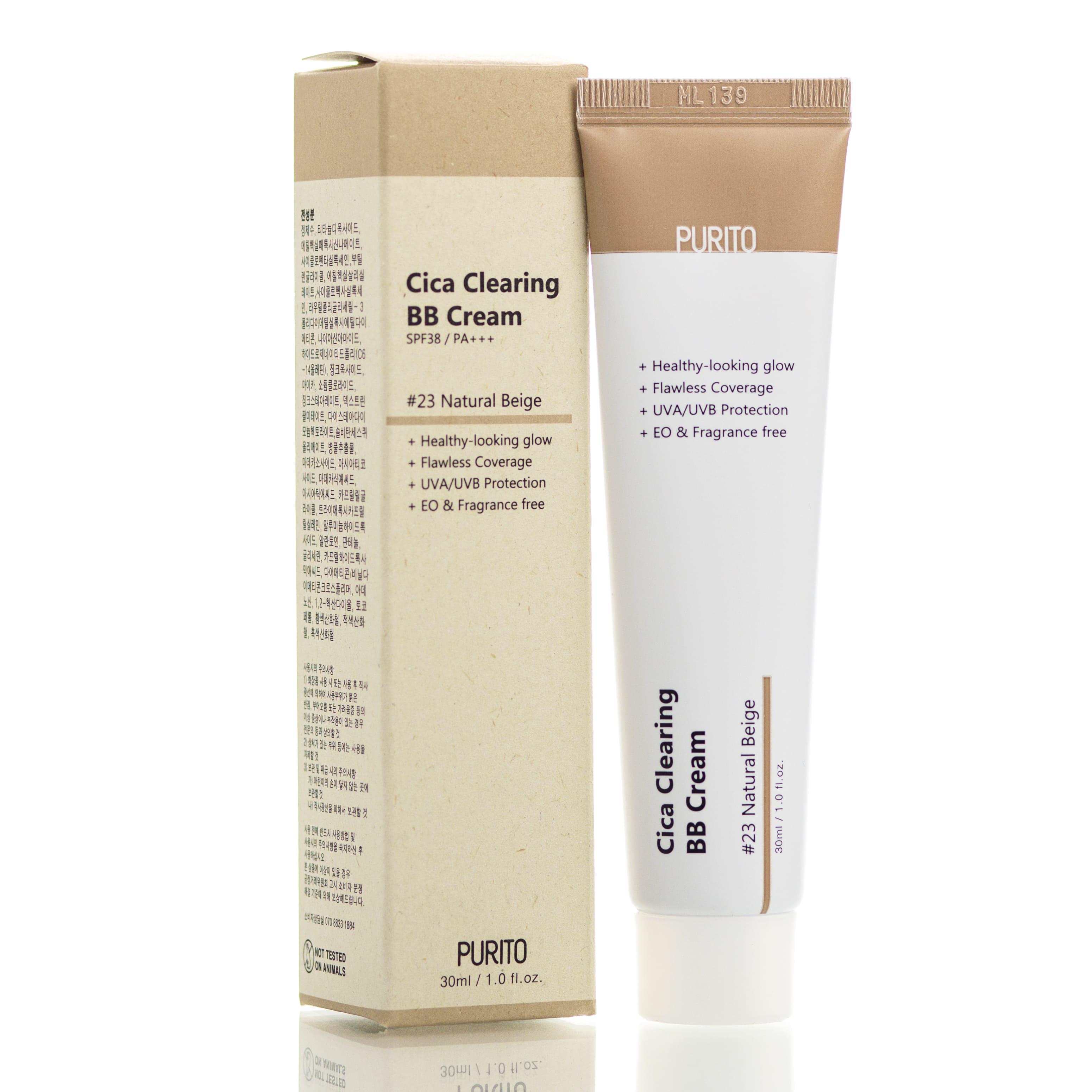 Крем натуральный Purito Cica Clearing BB cream 23 Natural 30 мл Beige