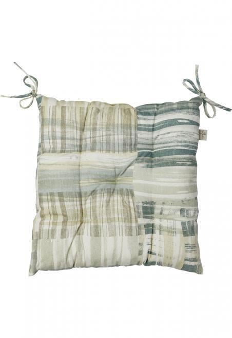 Подушка на стул Прованс 40х40 см Клетка (30952)