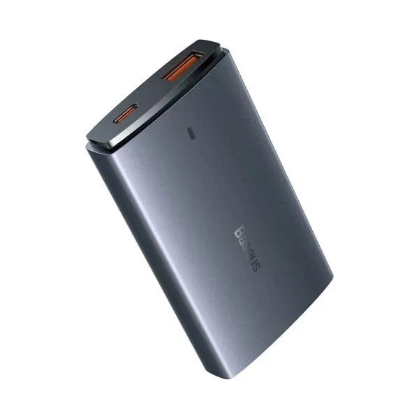 Мережевий зарядний пристрій Baseus GaN5 Pro Ultra-Slim Fast Charger C+U 65 W Gray (KST-CCGP150113)