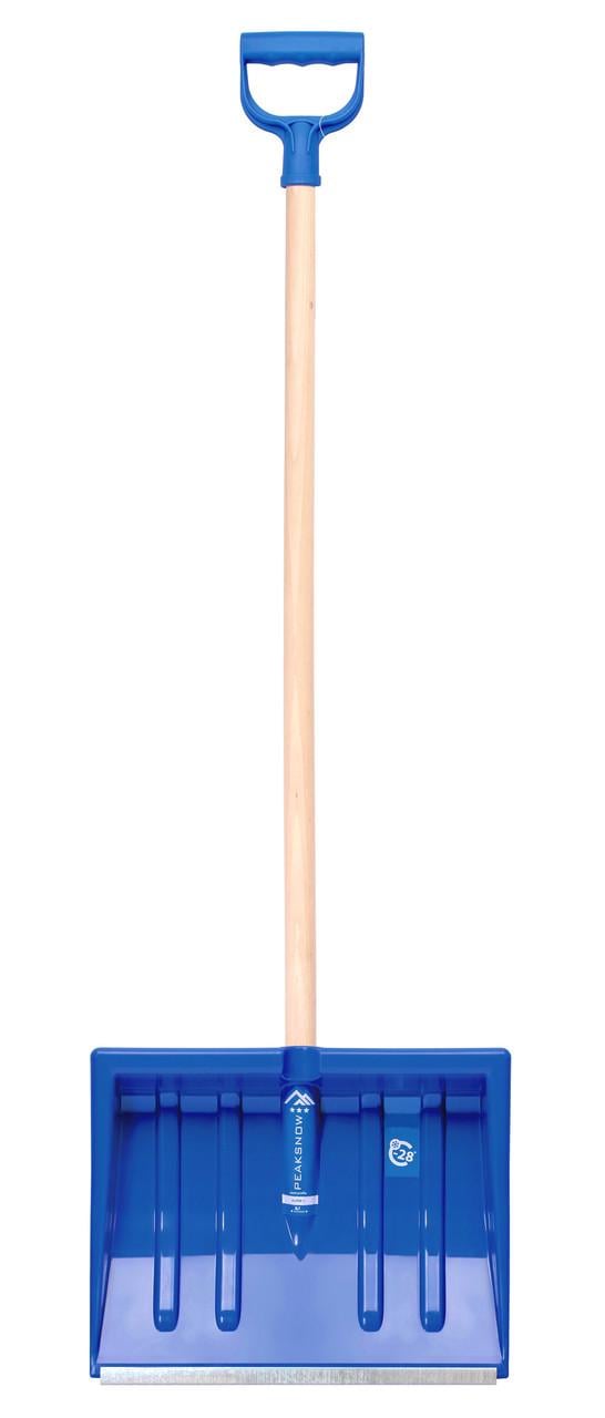 Лопата для снега Prosperplast Alpin 1A с пластмассовым ковшом и деревянной ручкой 41х132 см (CNT00011718)