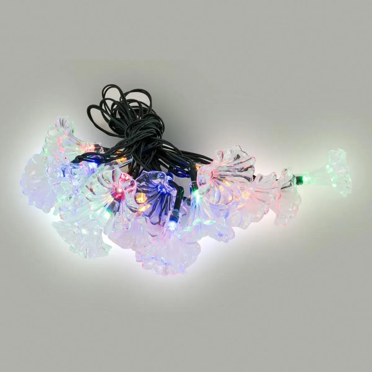 Садовая LED-гирлянда Sirius Цветы RGB на солнечной батарее 5,8 м IP44 (SL2885M-MG20) - фото 3 Садовая LED-гирлянда Sirius Цветы RGB на солнечной батарее 5,8 м IP44 (SL2885M-MG20) - фото 3
