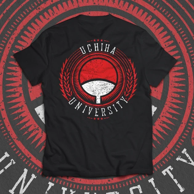Футболка мужская с принтом Наруто Uchiha Red Edition р. 48 (Anime0819)