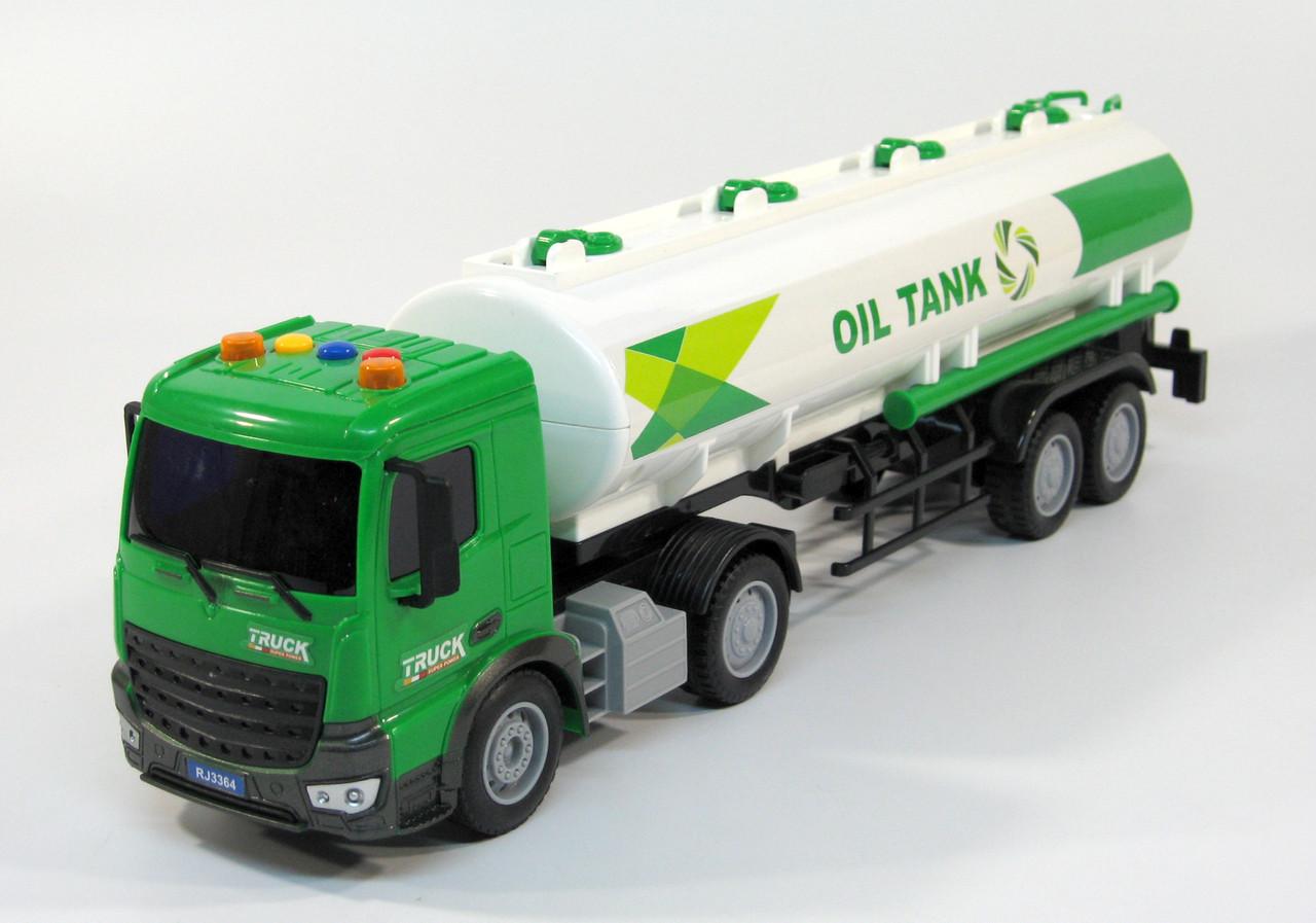 Машина бензовоз пластмасовий 1:18 Зелений