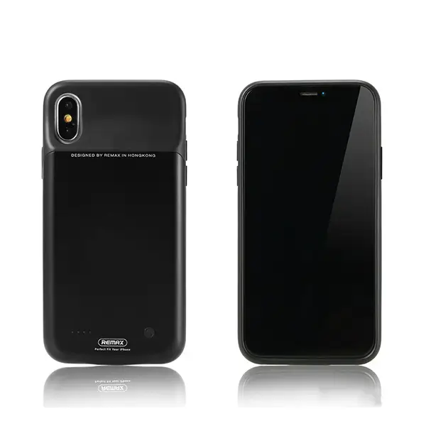 Повербанк-чохол Remax PN-04 для iPhone X 3200 mAh Чорний (6954851286042) - фото 4