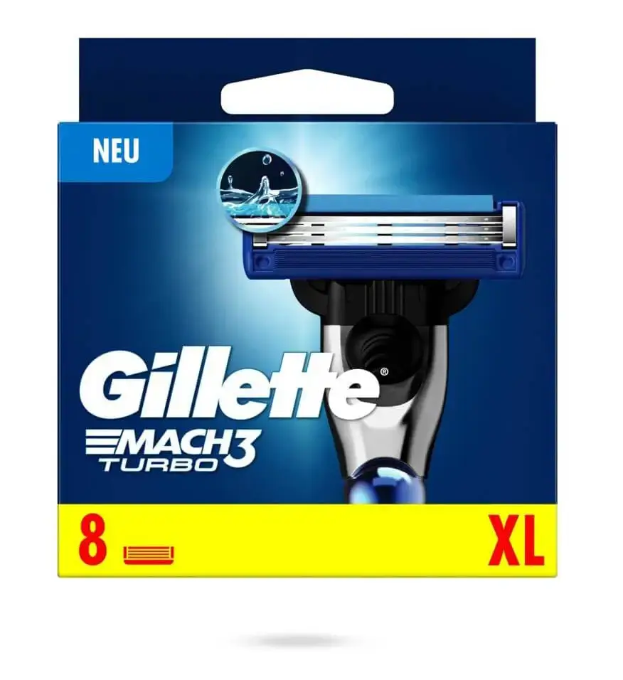 Лезвия для бритья Gillette Mach3 Turbo 8 шт. (L4YMFJ)