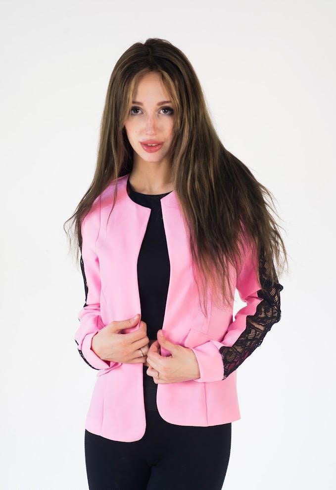 Пиджак женский Podium Darline 21333-ROSE XXL Розовый