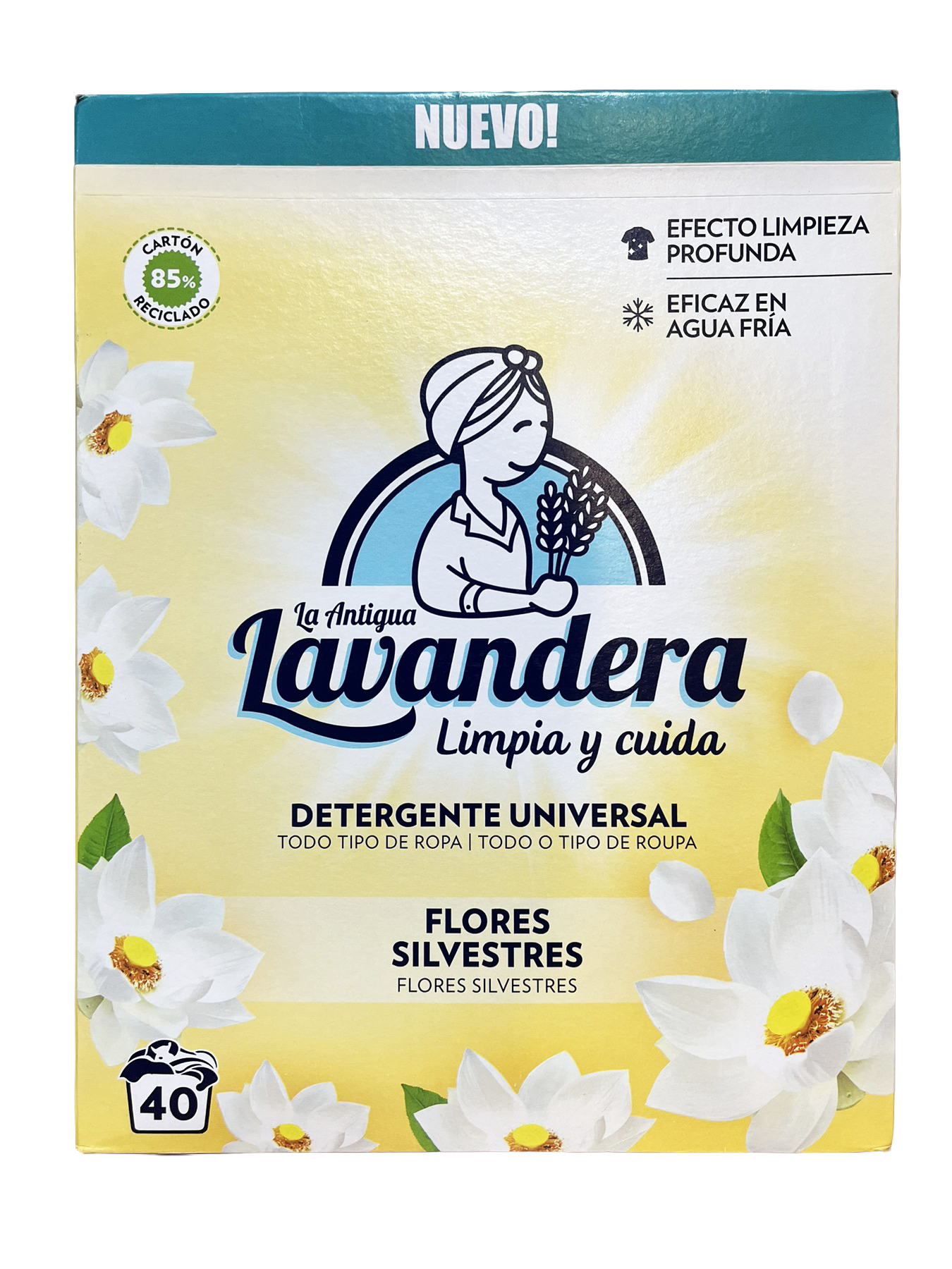 Стиральный порошок La Antíqua Lavandera Flores Silvestres 2,2 кг (131348)