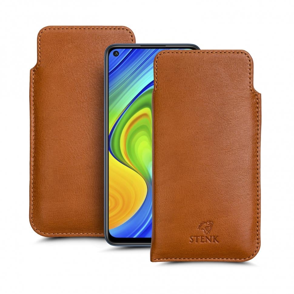 Футляр Stenk Elegance для Xiaomi Redmi Note 9 Коричневий (66070)