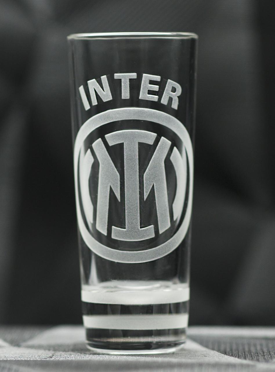 Подарункова чарка глянцева з гравіюванням ФК Інтер 60 мл (2102600250)
