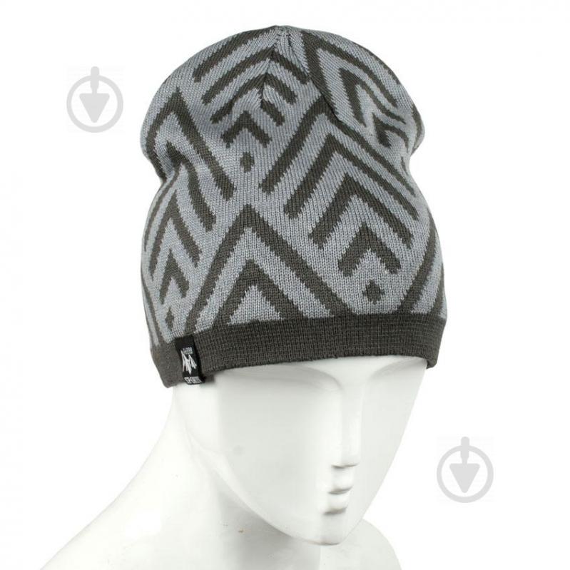 Шапка бини Beani'qe Rocks One size Серый (21153)