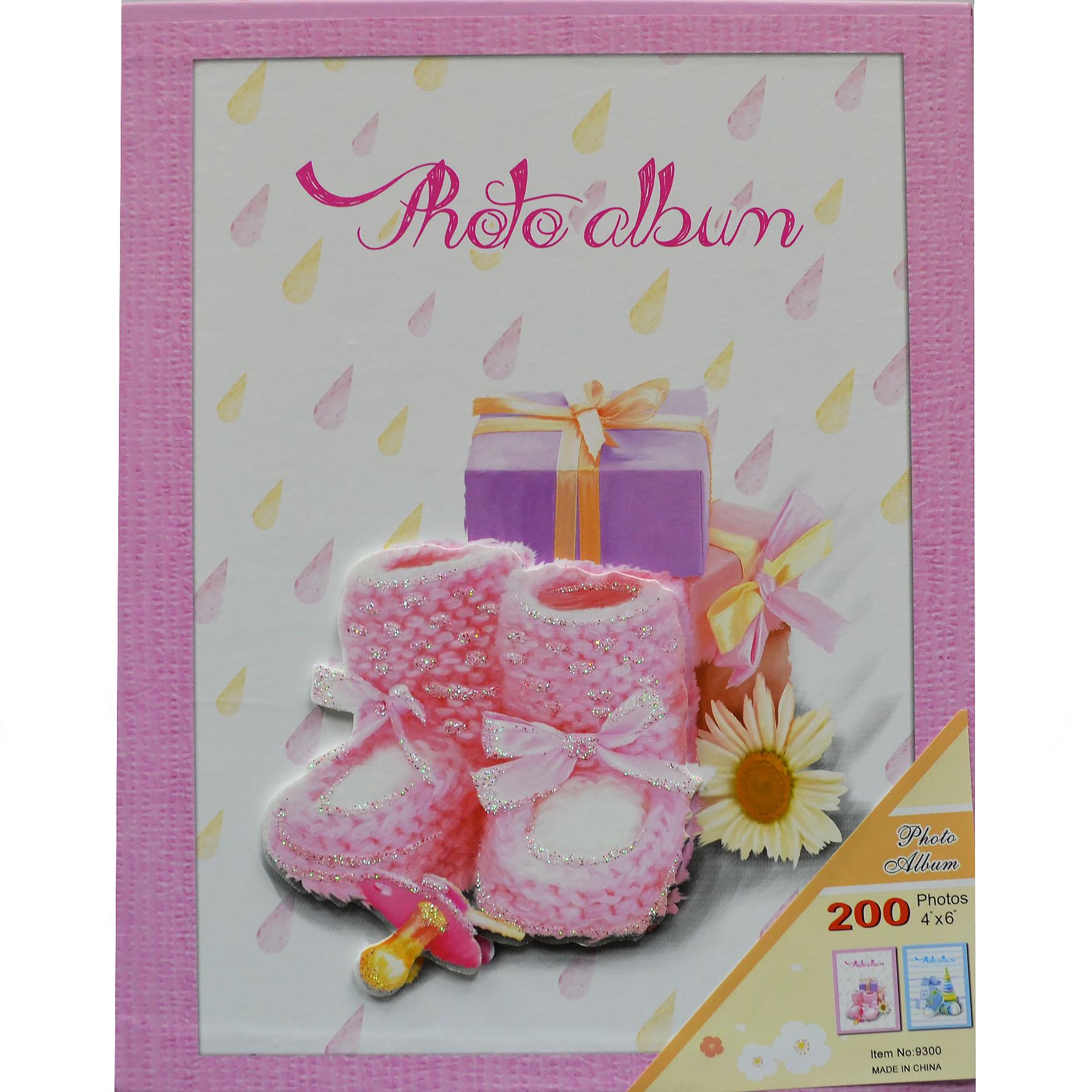 Фотоальбом дитячий в подарунковій коробці на 200 фото 10х15 см