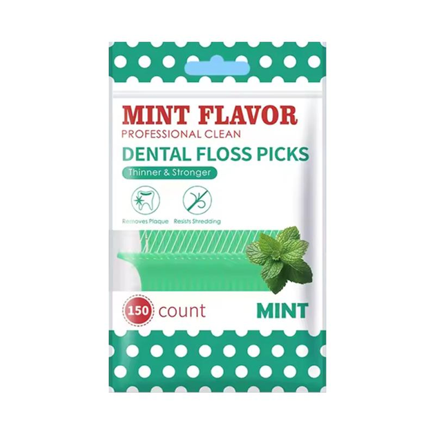 Флос-зубочистки Dental Fresh мята 150 шт. (00026) - фото 1