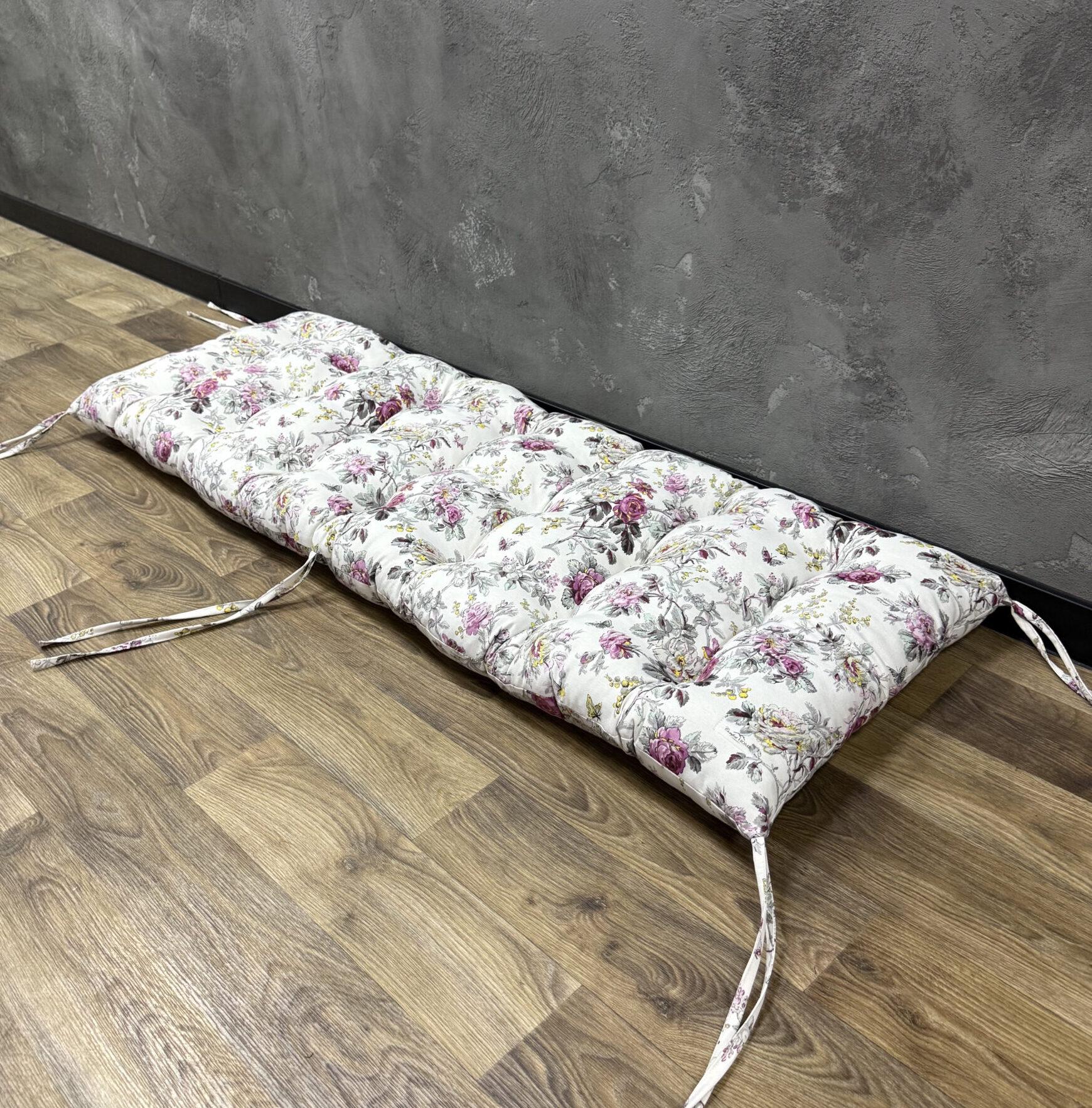 Подушка Comfort Home Rose на подоконник/каркасы/поддоны/садовая мебель панама 150х50 см