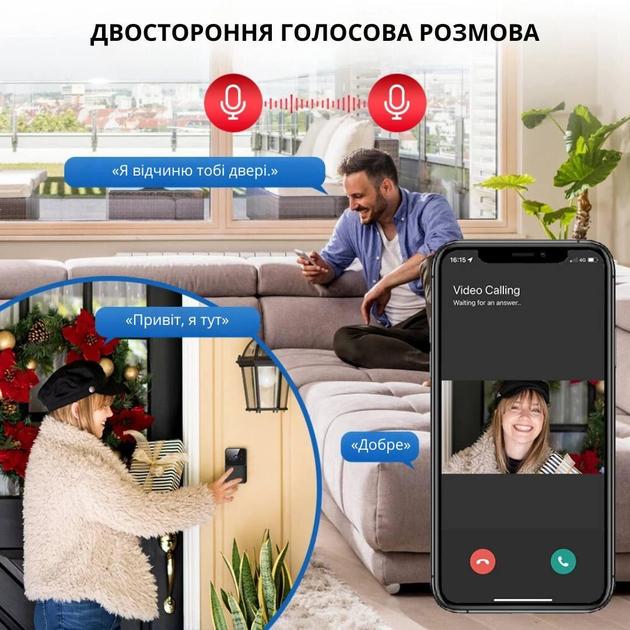 Відеодомофон Monty wif-11 розумний wi fi дверний у квартиру - фото 10