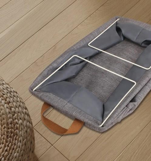 Набор 2 органайзера для хранения нижнего белья вещей игрушек 47х28х20 см Серый - фото 9 Набор 2 органайзера для хранения нижнего белья вещей игрушек 47х28х20 см Серый - фото 9