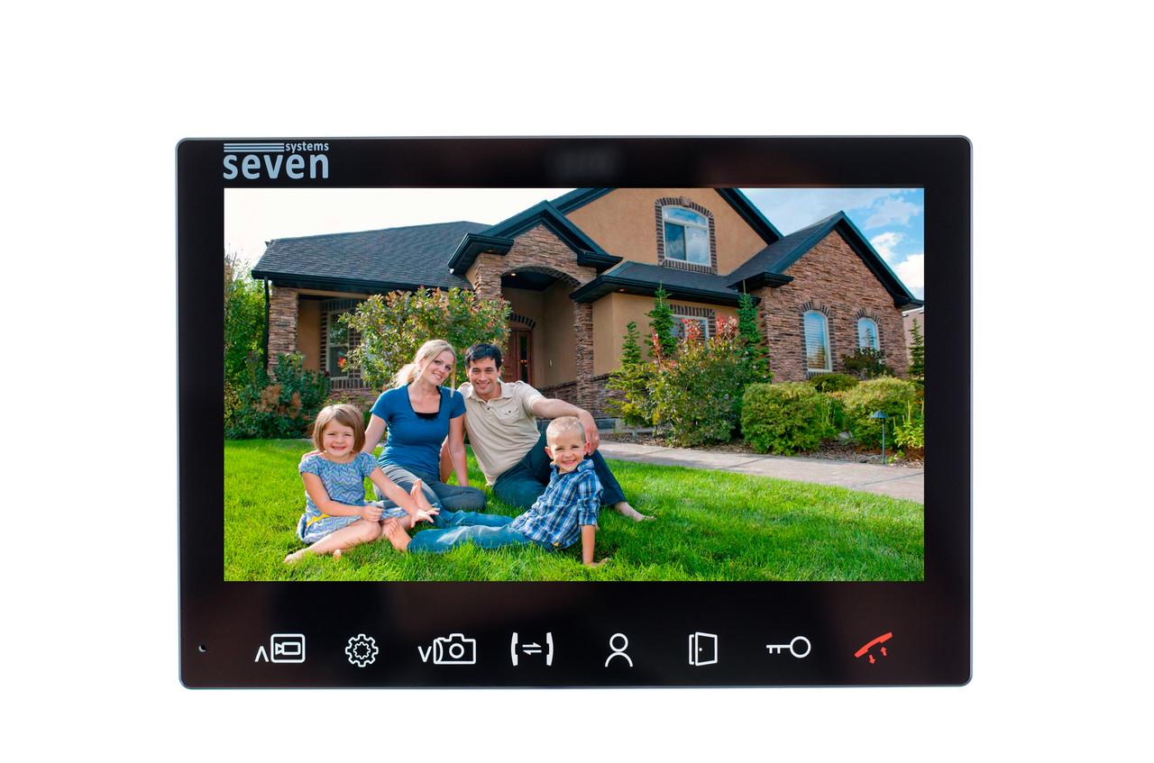 ᐉ Домофон Seven DP-7575 FHD IPS Black • Купить в Киеве, Украине • Лучшая  цена в Эпицентр