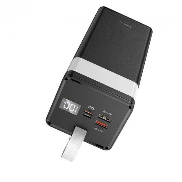 Повербанк Power Bank Hoco J86A 50000 mAh PD/QC 22,5 W з ліхтарем Black - фото 3