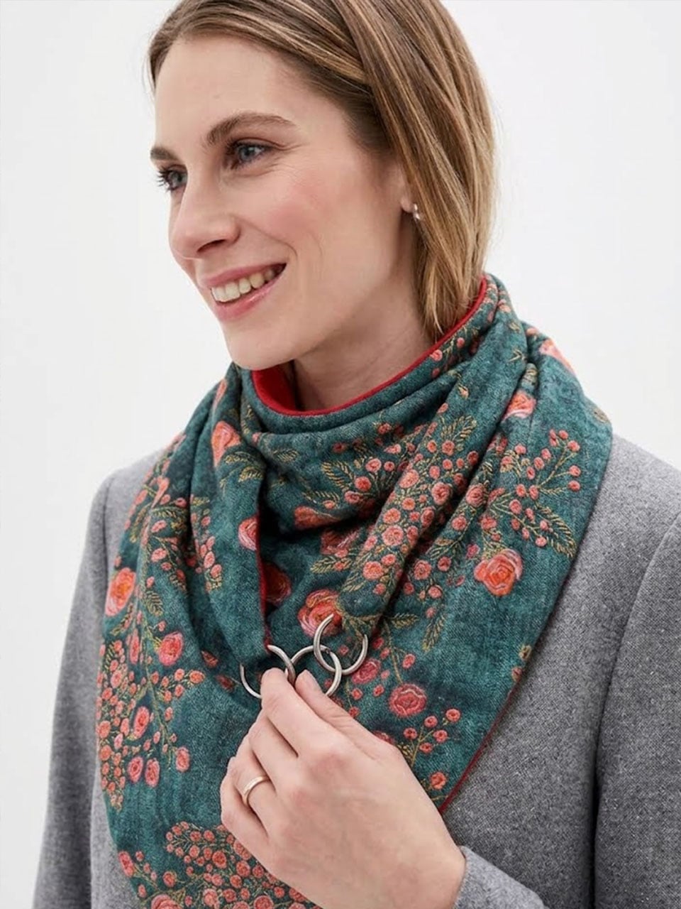 Шарф теплий Mу Scarf 3D Квітка (39115213)