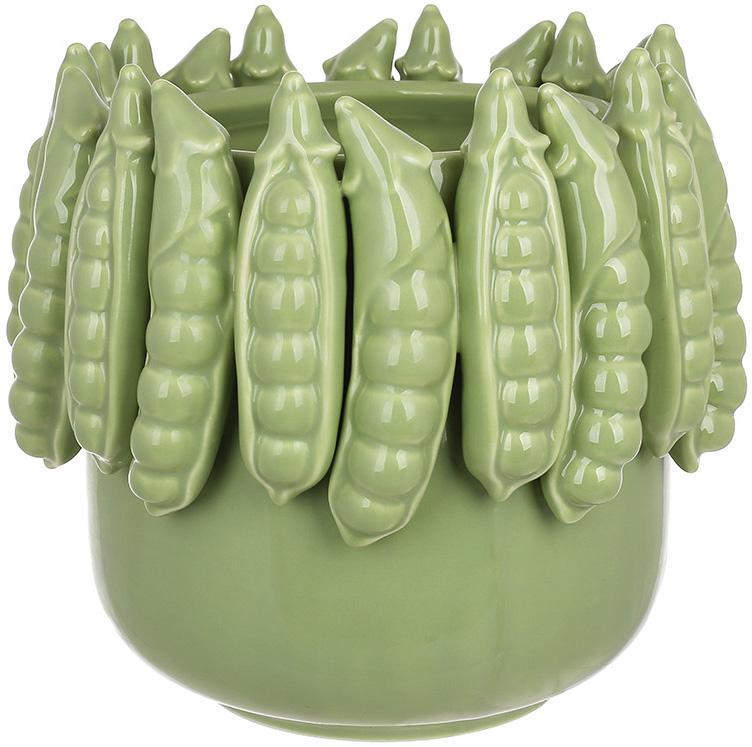 Ваза керамическая Peas в горох 17х20 см