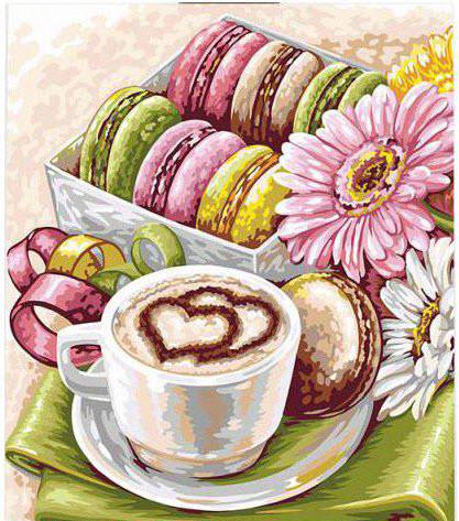 Картина по номерам Danko Toys Утренняя кофе 40x50 см (3-6-4527528)