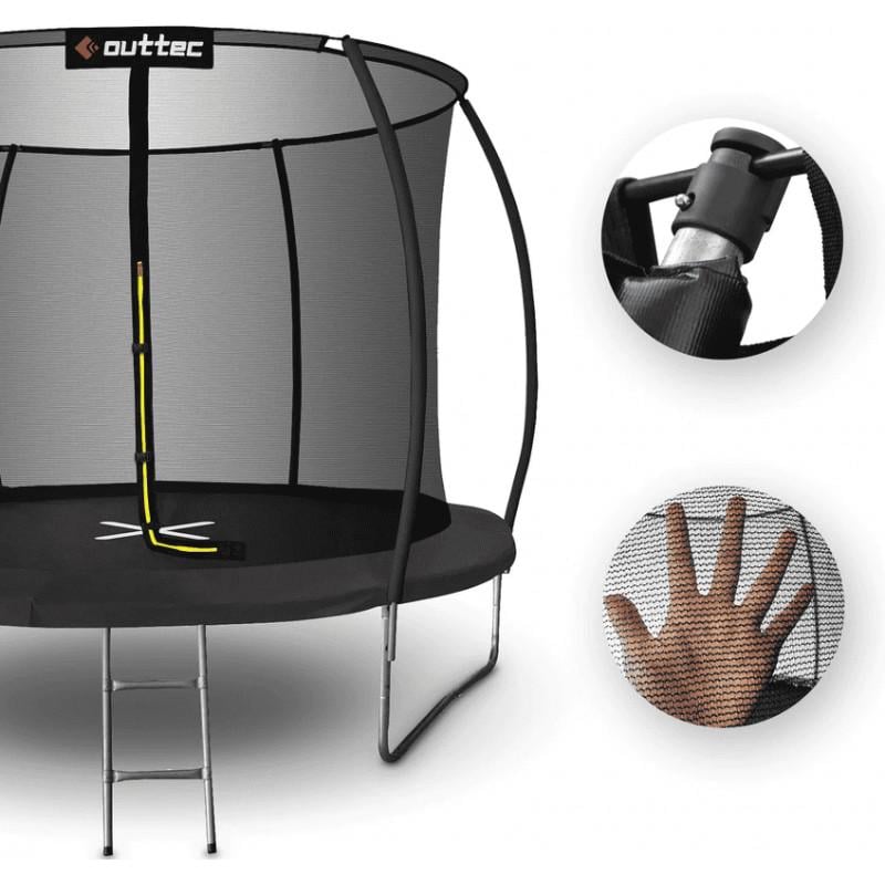 Батут Outtec Pumpkin с внутренней сеткой 12 футов 366 см Черный (408384) - фото 3 Батут Outtec Pumpkin с внутренней сеткой 12 футов 366 см Черный (408384) - фото 3