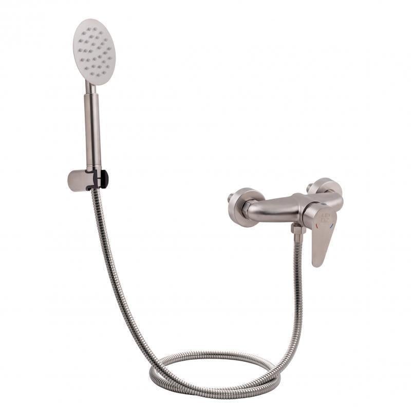 Змішувач для душу Lidz нікель Сірий (LIDZNKS0935010)