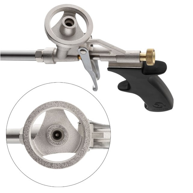 Пістолет для піни Intertool нікель (PT-0603) - фото 3 Пістолет для піни Intertool нікель (PT-0603) - фото 3