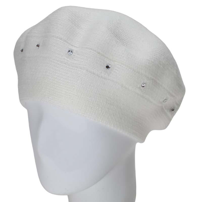 Берет жіночий Lirus Лорен подвійний напіввовняний Білий (119036)