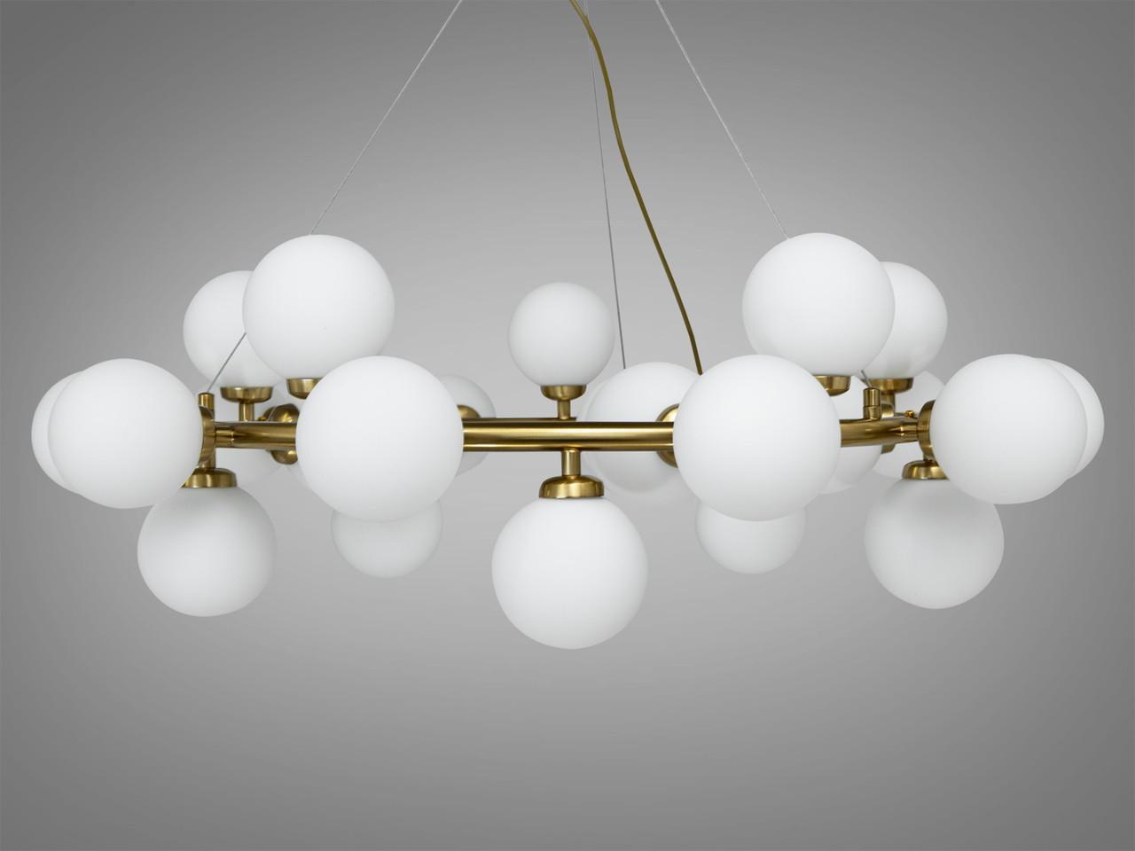 Люстра EcoLed в стиле Loft Пузыри на 15 лампы Белый Люстра EcoLed в стиле Loft Пузыри на 15 лампы Белый