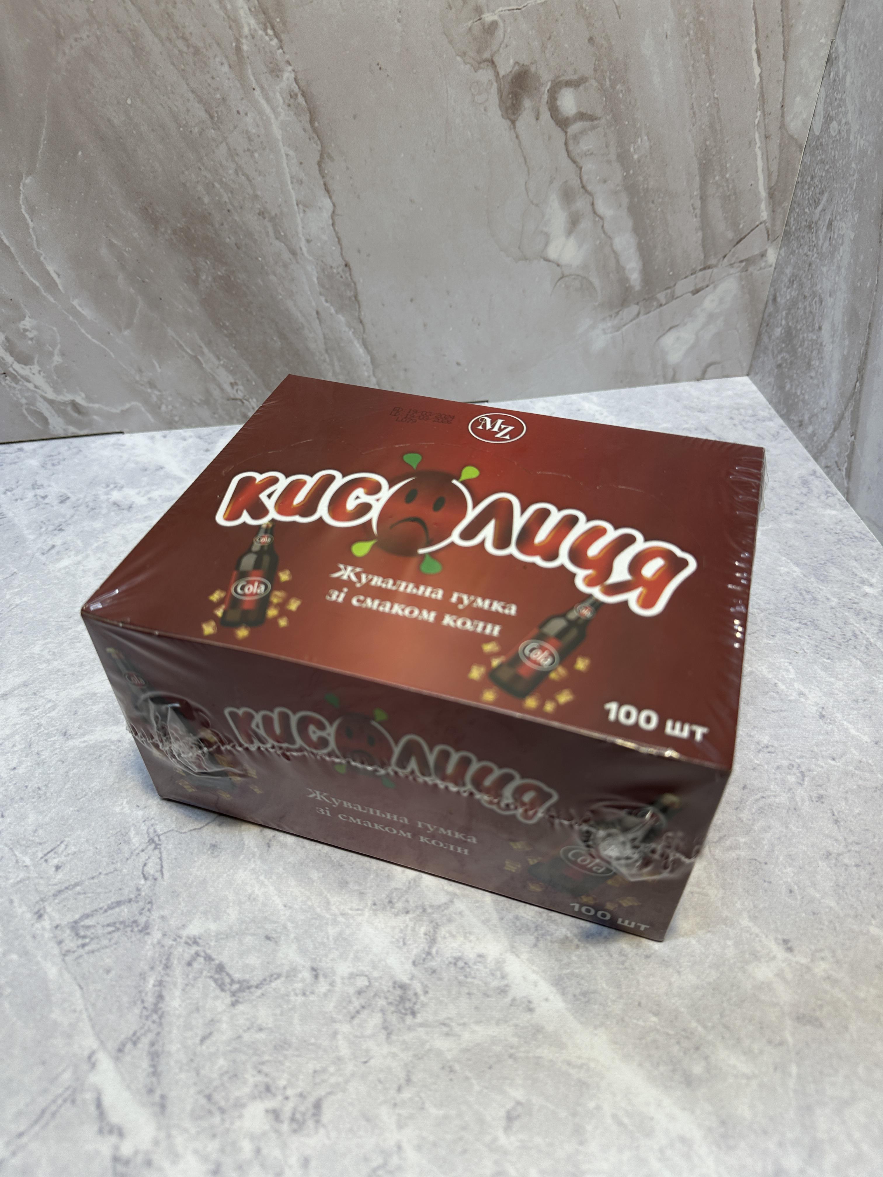 Жевательная резинка Кислица со вкусом колы 100 шт. (1469455331)