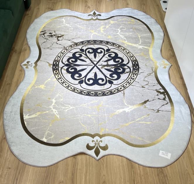 Килим безворсовий Gold Kilim на силіконовій основі з мікровелюру 160x230 см (1010-05)