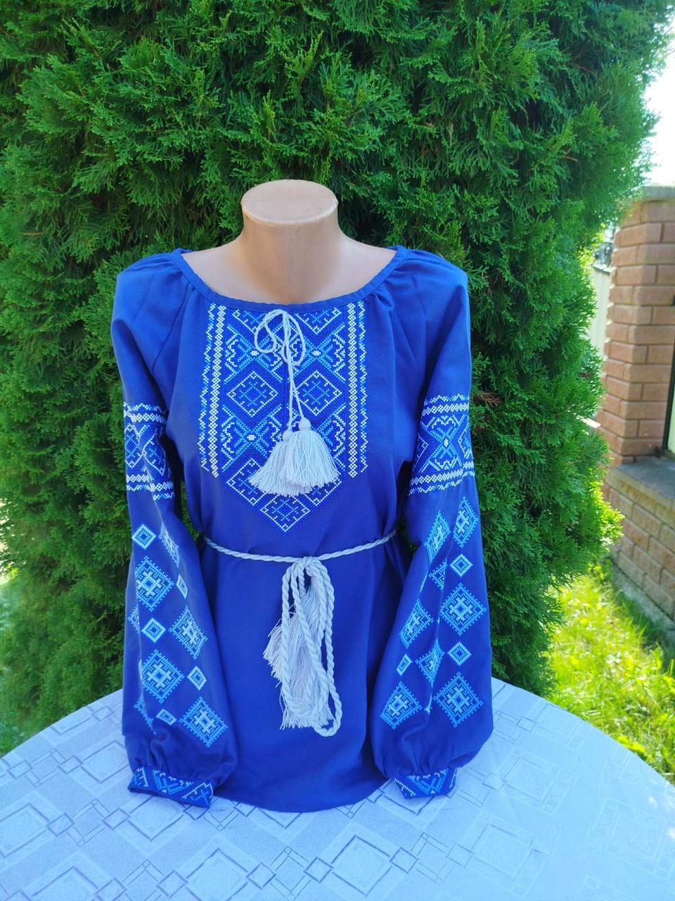 Вишиванки парні Орнамент р. 42 Синій (1323996674) - фото 2