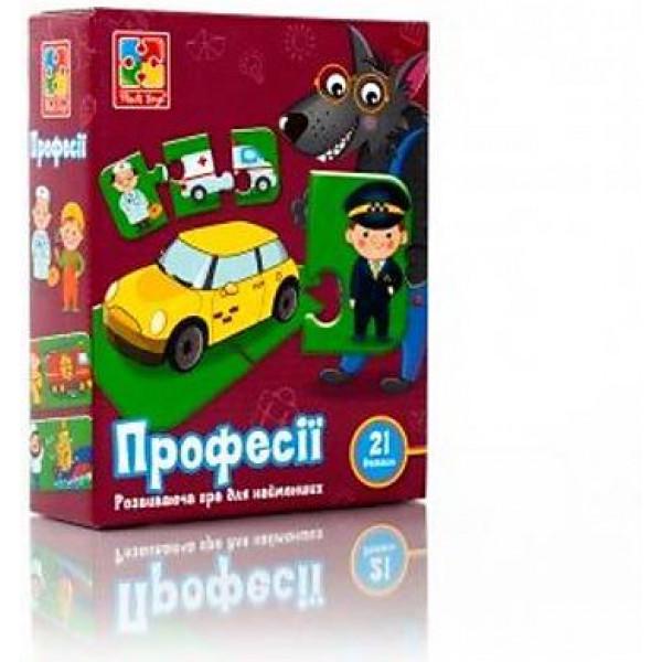 Навчальна іграшка Vladi Toys Розвиваюча гра "Професії" (укр) (VT1804-32) - фото 1