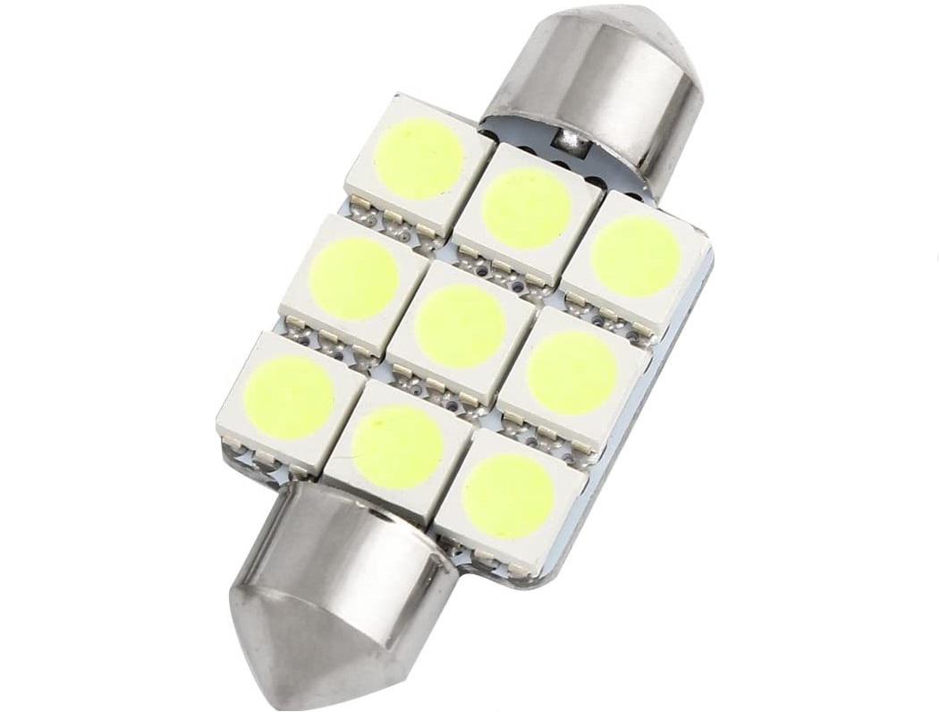 Лампы софитные PULSO LP-85369 LED SV8,5 T11x36mm 9 SMD-5050 12 V White