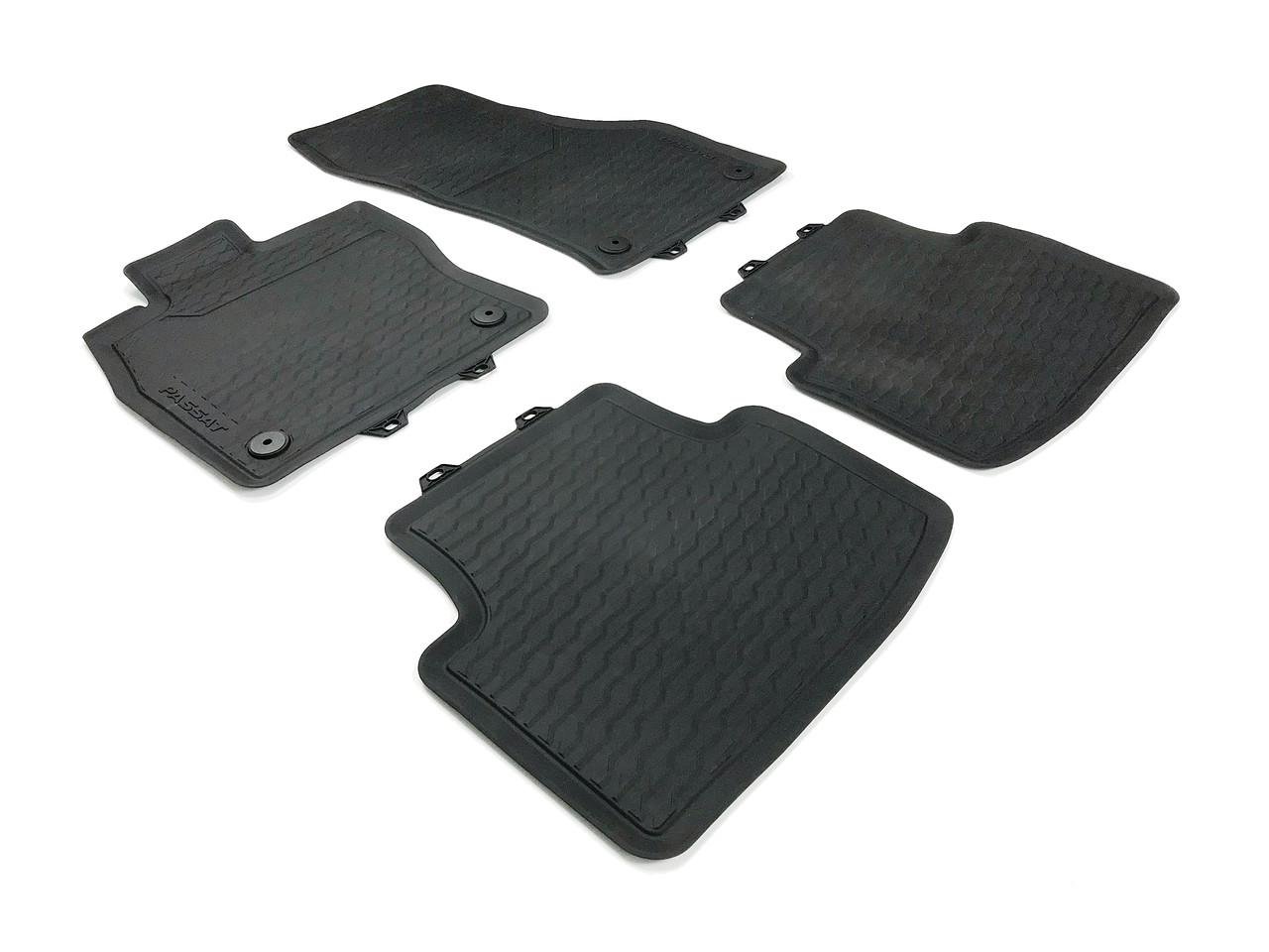 Килимки в салон Volkswagen Passat B8 2015- гумові 4 шт. (3G1061500A 82V)