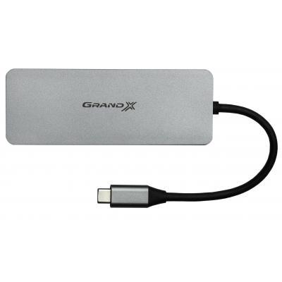 Концентратор Grand-X SG-512 SD/MICRO SD reader/HDMI/TypeC (0310279) - фото 2